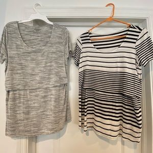 Nursing tops for breastfeeding mothers